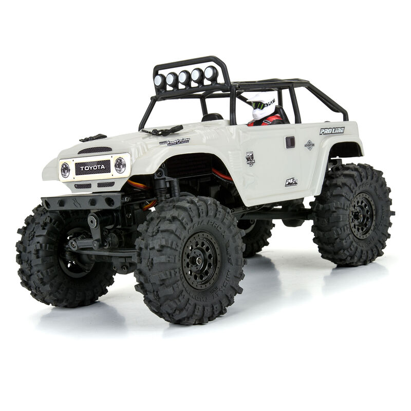 Proline 1_24 1979 Toyota Lund Cruiser FJ40 Unlackiert Karosserie with Trail Cage_ SCX24 Ersatzteil