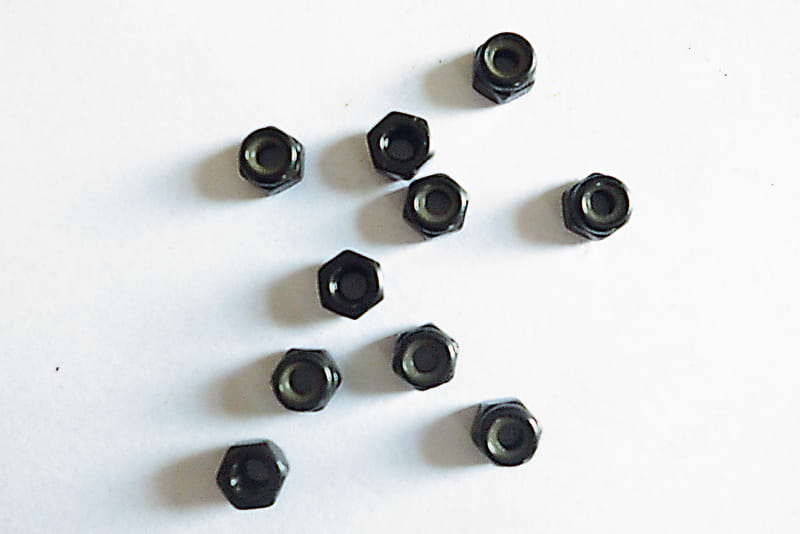 LRP M3 Stoppmutter schwarz _10Stk._ - RC-Zubehoer