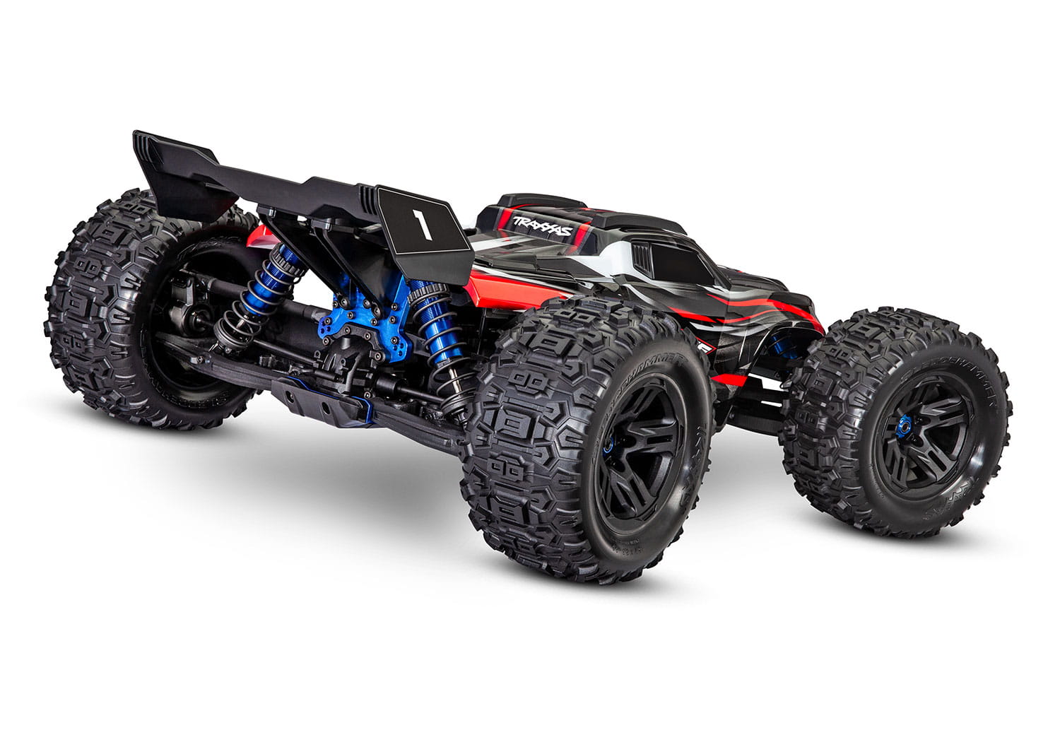 Traxxas RC Sledge Brushless Truggy 4WD 1:8 RTR rot