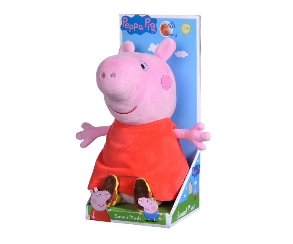 Simba Peppa Pig Plüsch Peppa mit Sound, 22cm