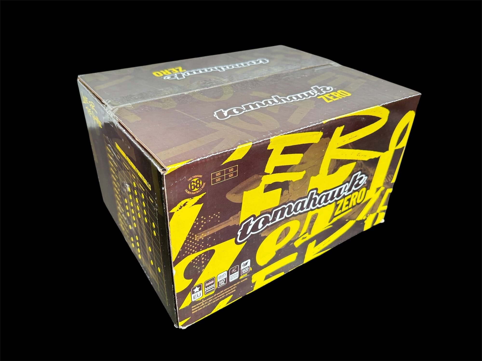 Tomahawk Zero Paintballs .68 Kaliber 1000 Stueck Field Paint Gelb