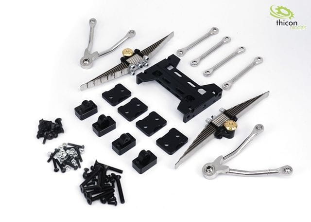 Lesu 1:14 Pendelfederung 9mm höhergelegt für angetriebene Achsen Lesu 1_14 Pendelfederung 9mm hoehergelegt fuer angetriebene Achsen - RC-Zubehoer