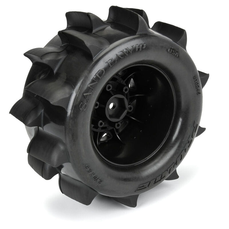 Proline 1_10 Sand Paw HP BELTED F_R 2.8 MT Reifen MTD 12_14mm Black Raid _2_ - RC-Zubehoer