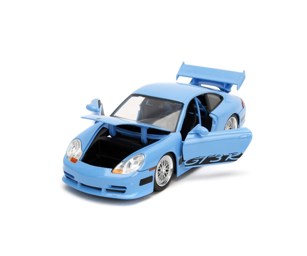 Jada Toys Fast _ Furious Brian’s Porsche 911 GT3 RS Modellauto 1_24 hellblau_