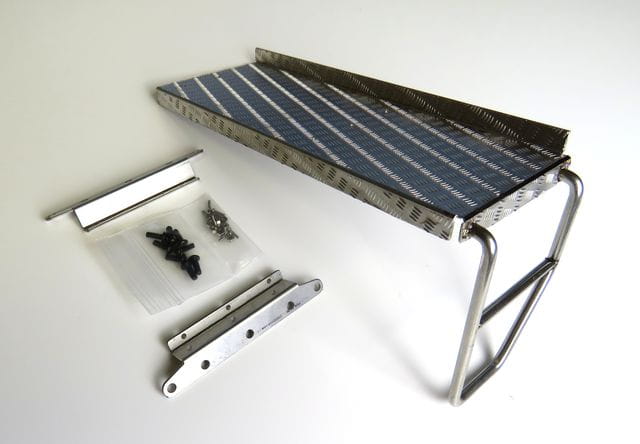 Lesu 1_14 Rahmenlaufsteg mit Leiter aus Edelstahl - RC-Zubehoer