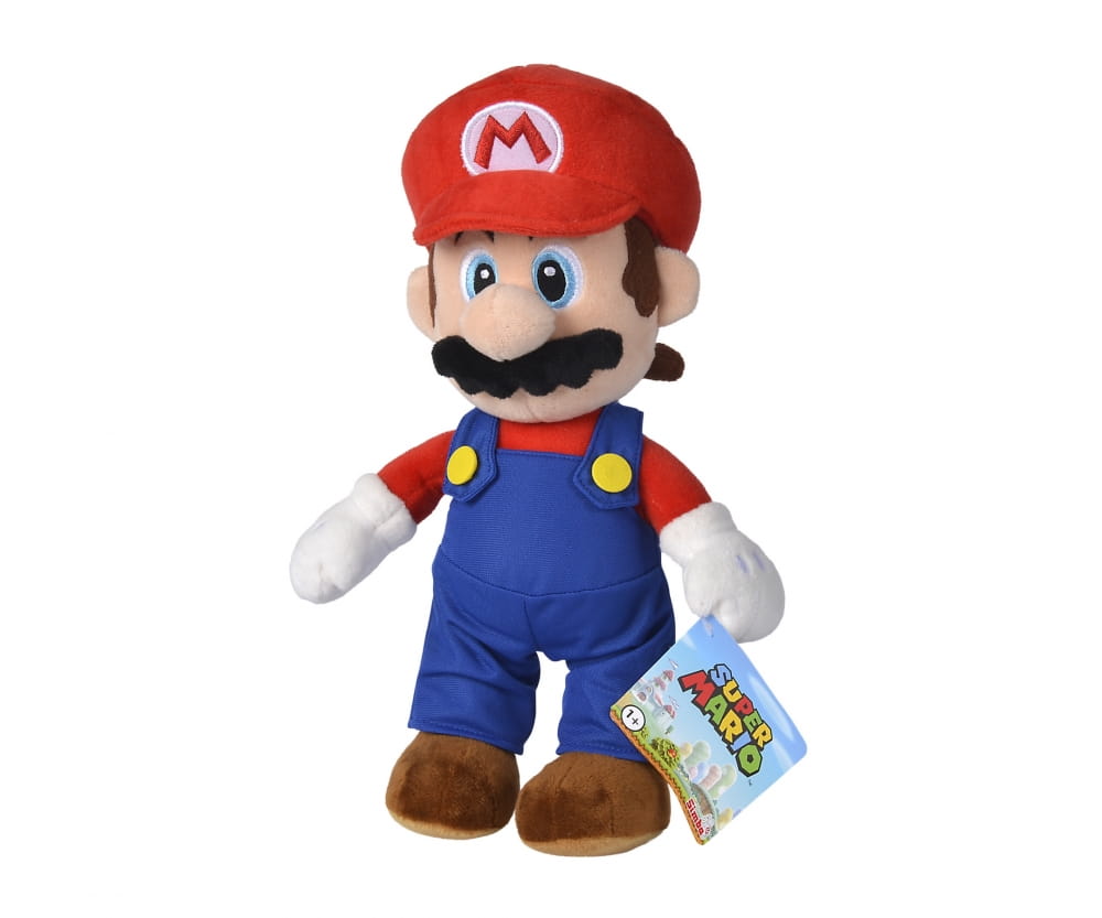 Simba Toys Super Mario Mario Plüsch Figur, 30cm