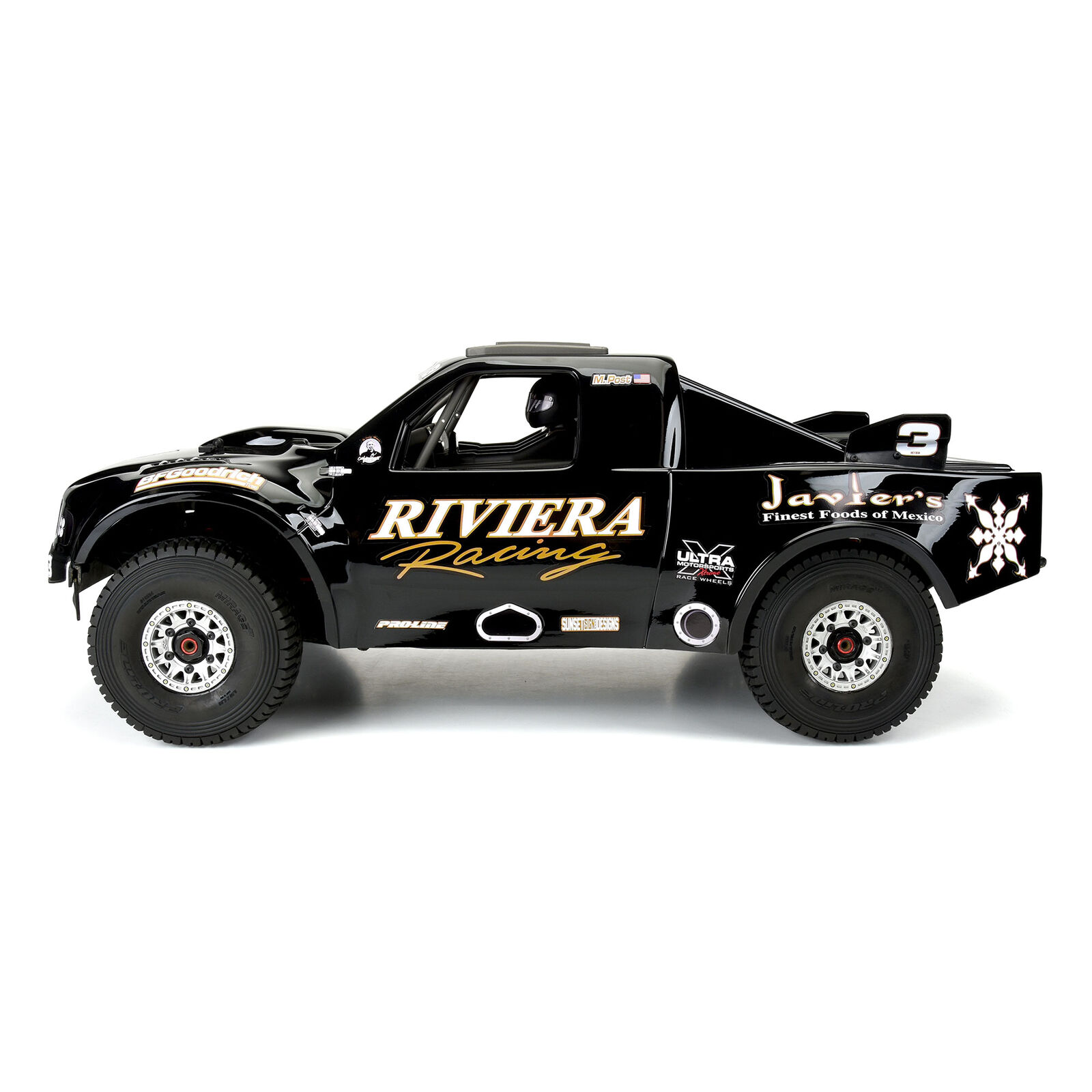 Proline Karosserie Pre-Cut 1997 Ford F-150 Trophy Truck Riviera 1_7 Black Mojave - RC-Zubehoer