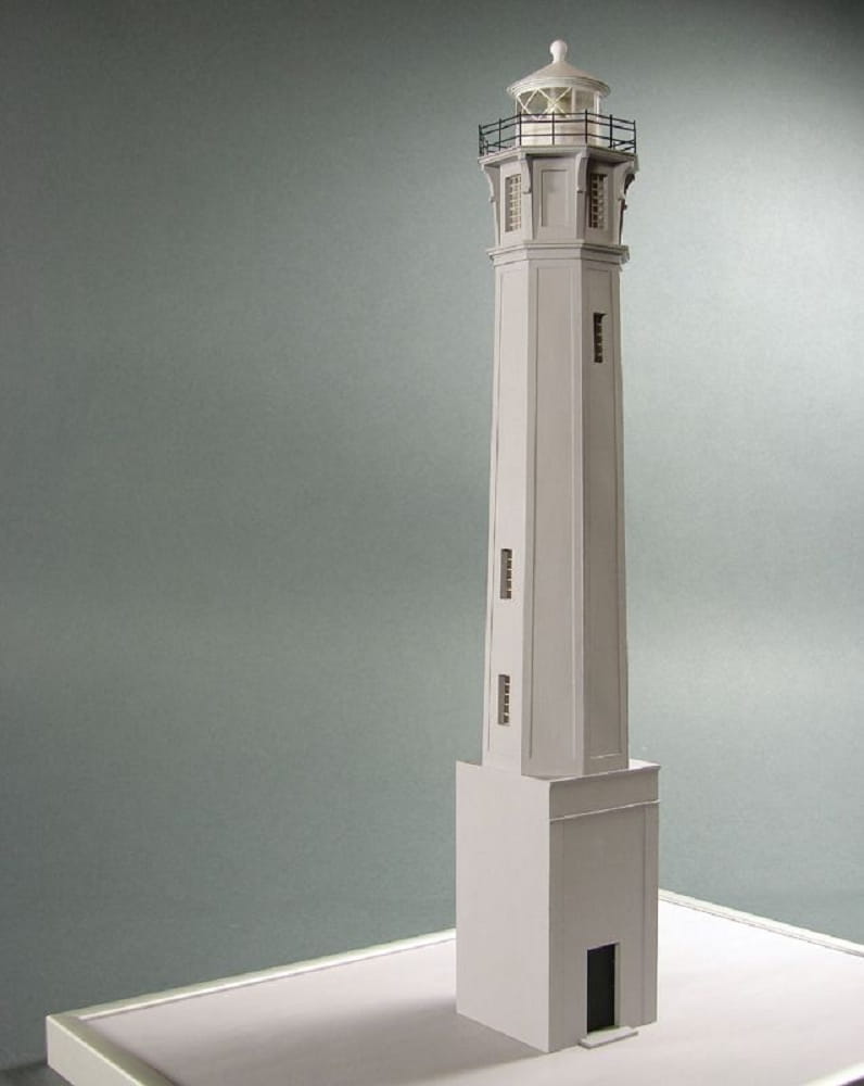 Shipyard Leuchtturm Alcatraz Island Lighthouse USA 1909 1:72 Laser Kartonbausatz
