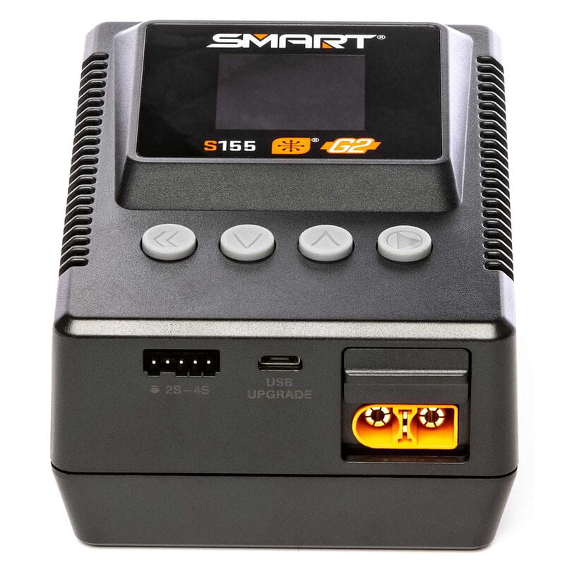 Spektrum S155 Smart Ladegeraet 55W mit LCD-Display Spektrum S155 Smart Ladegeraet mit IC3 IC5 Anschluessen
