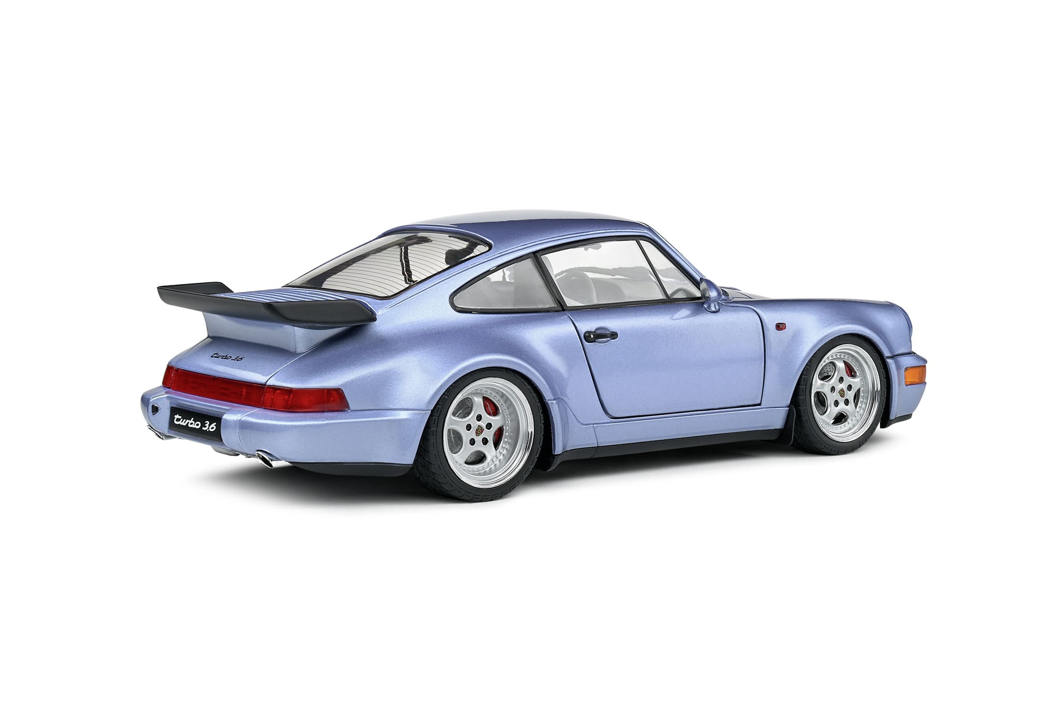 Solido Modellauto 1_18 Porsche 911 _964_ Turbo Horizon Blue 1990 - Detailgetreues Modell