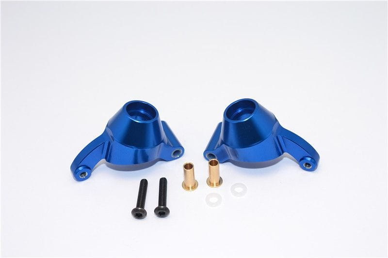 GPM Alu Radträger hinten blau für Tamiya TT02B GPM Alu Radtraeger hinten blau fuer Tamiya TT02B - RC-Zubehoer