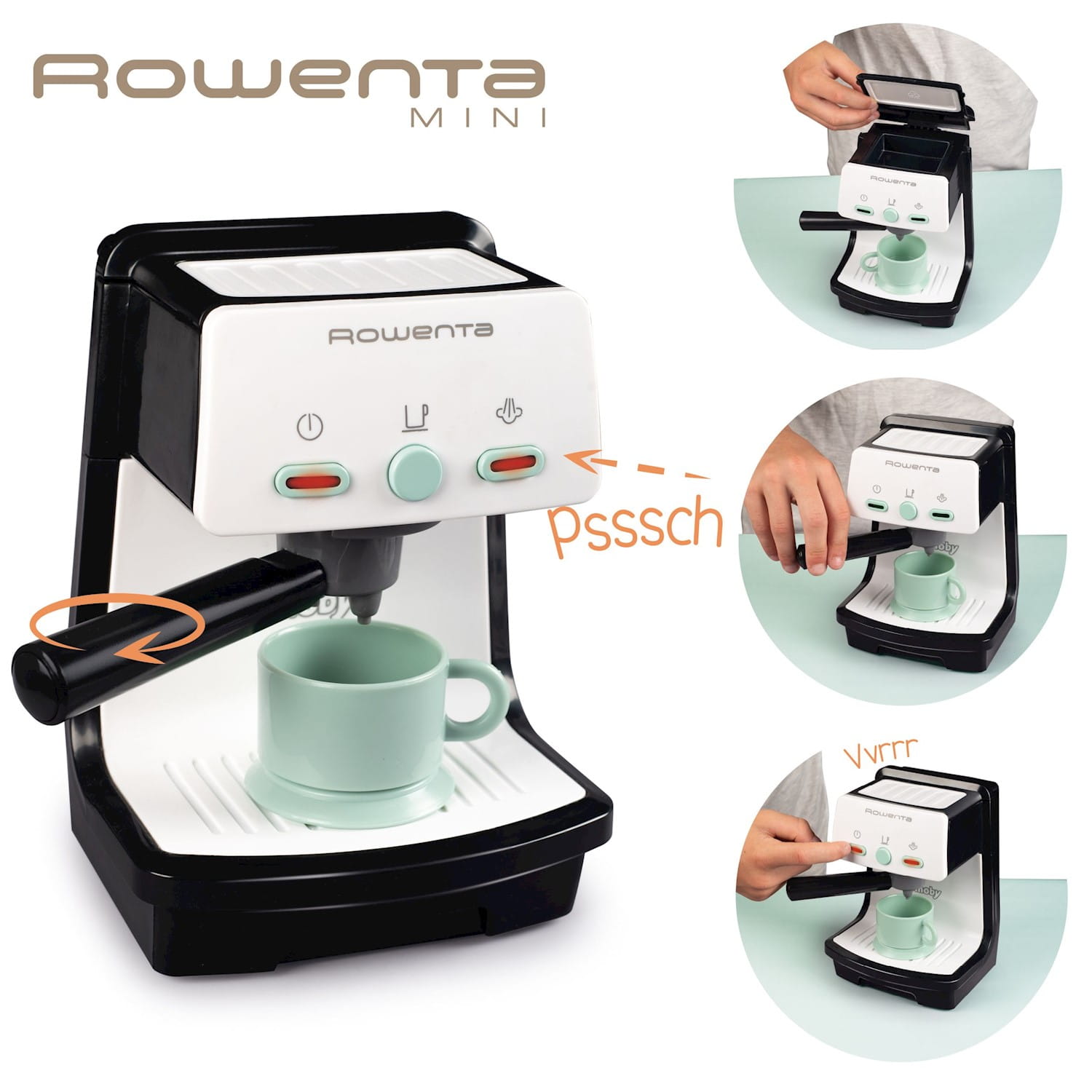 Smoby Rowenta Espressomaschine elektr.