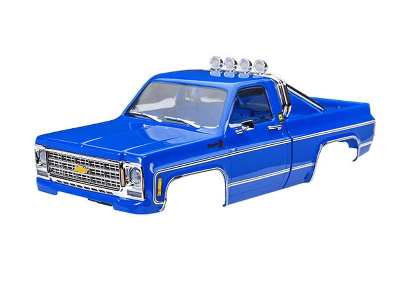 Traxxas Crawler Karosserie TRX-4M High Trail Chevy K10 blau komplett