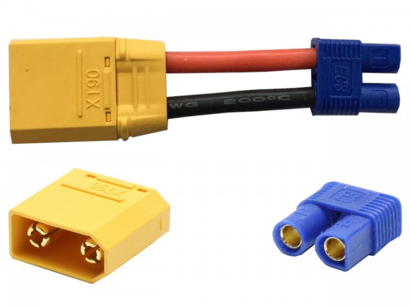 Extron Adapter XT90 auf EC3 Extron Adapter XT90 auf EC3 - RC-Zubehoer