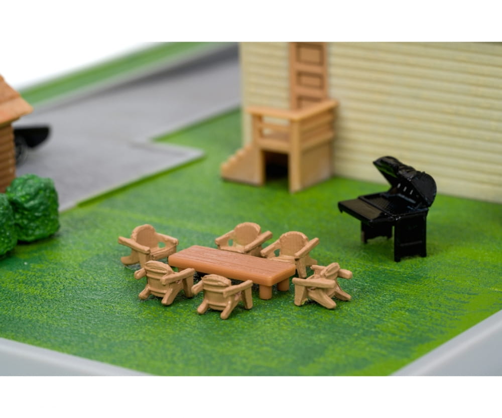 Jada Toys Fast - Furious Dom's House Diorama mit Dodge Charger und Toyota Supra