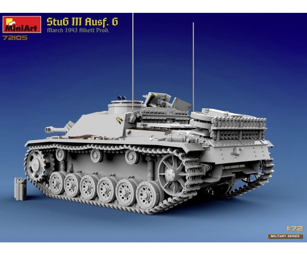 MiniArt 1:72 StuG III Ausf. G Prod. M Plastik Modellbausatz