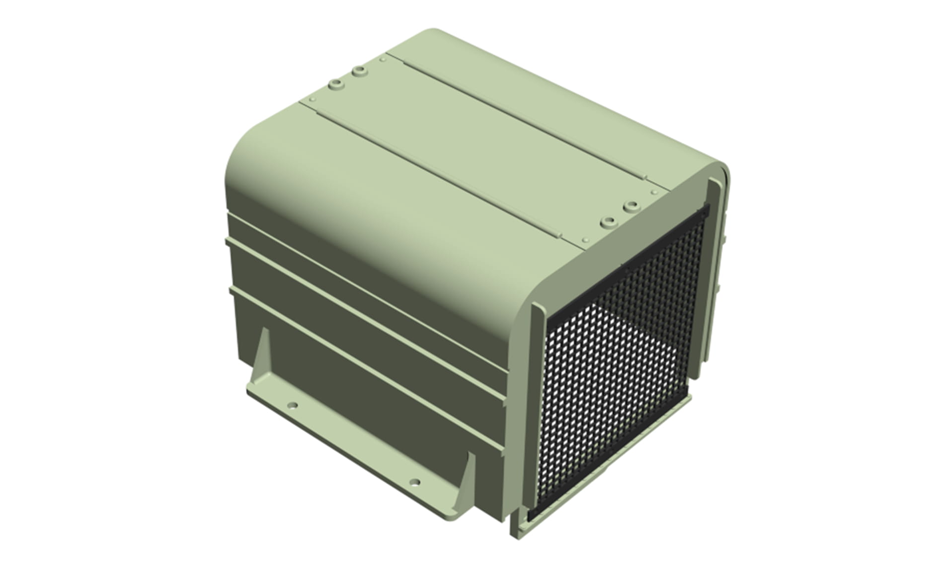 Amewi Motorhaube gruen fuer 8x8 Truck - RC-Zubehoer