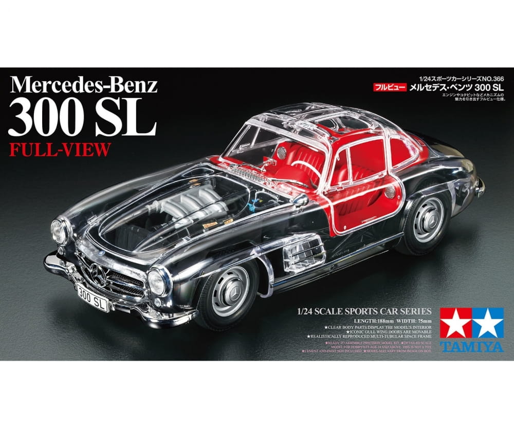 Tamiya 1_24 Mercedes-Benz 300SL Full Plastik LKW Modellbausatz - RC-Zubehoer