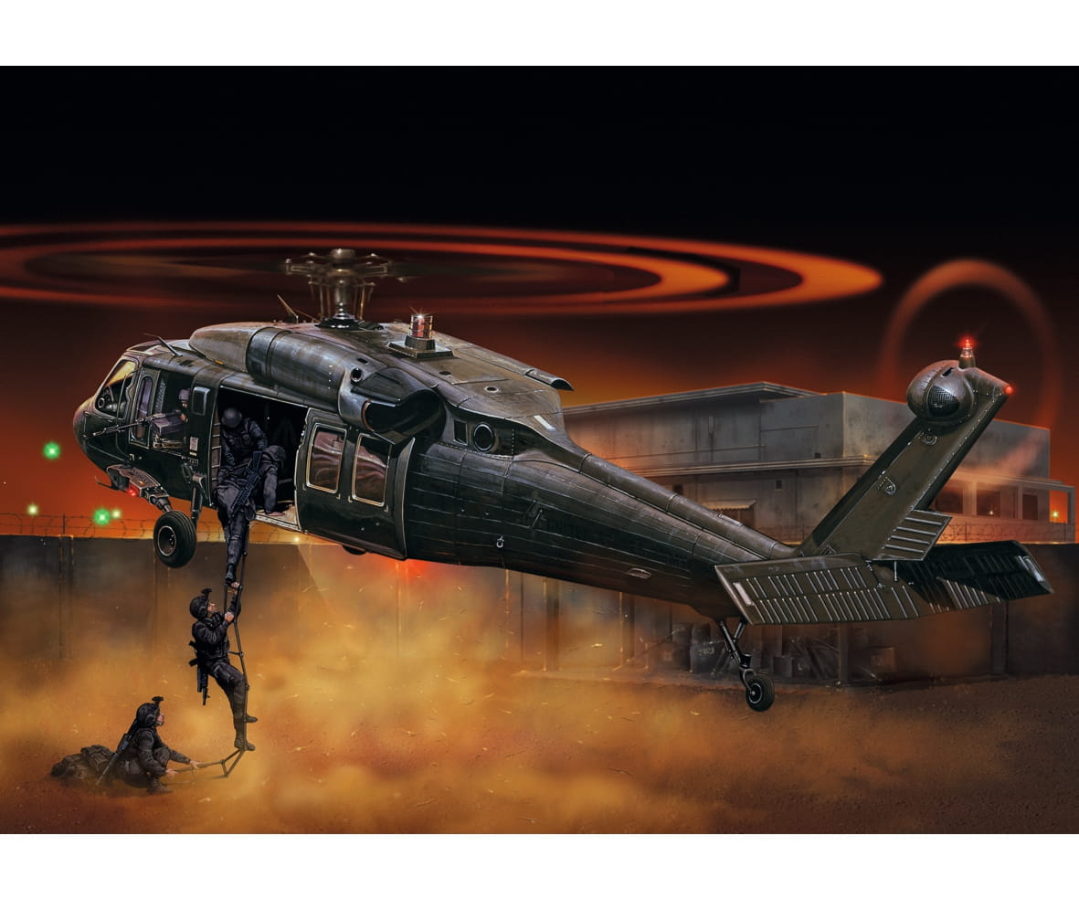 Italeri 1:48 UH-60A Black Hawk "Night Raid" Italeri 1:48 UH-60A Black Hawk "Night Raid"