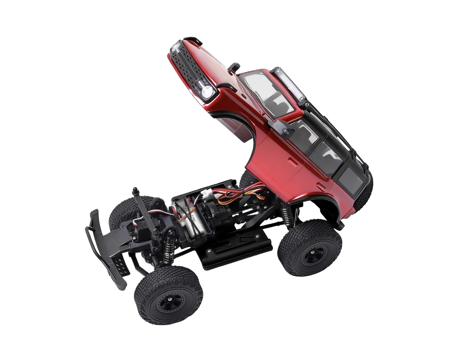 DF Models Mini Varant 1_18 RC Crawler Rot