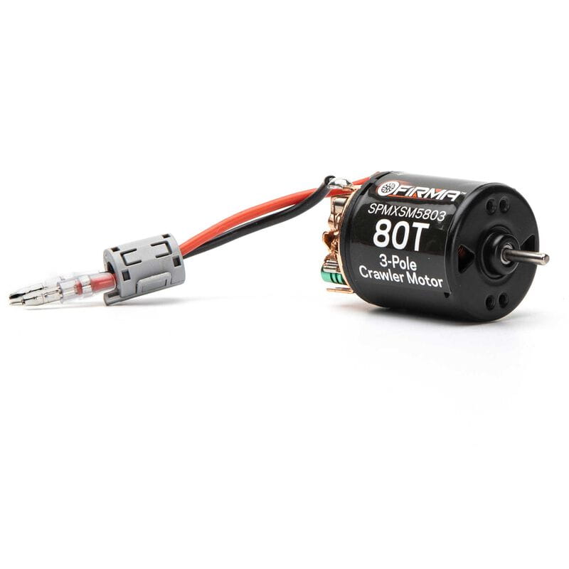Spektrum Firma 80T Rebuildable 3 Pole Brushed Crawler Motor