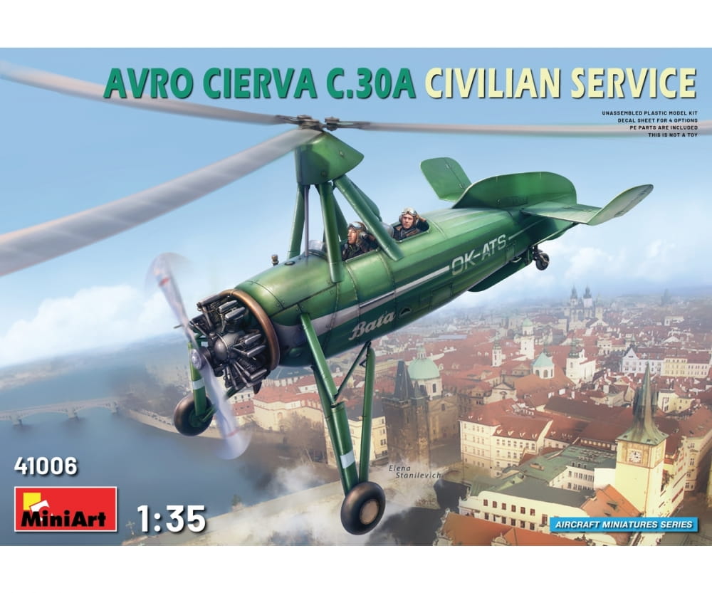 MiniArt 1:35 Avro Cierva C.30A Civilian Service Plastik Modellbau