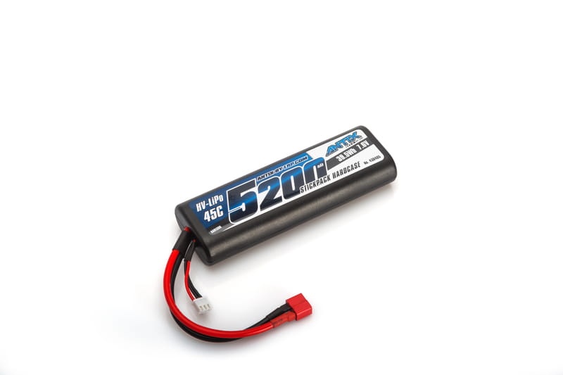 LRP Antix 5200mAh 7.6V Graphene LiHV Stickpack Akku mit Hardcase fuer RC Cars
