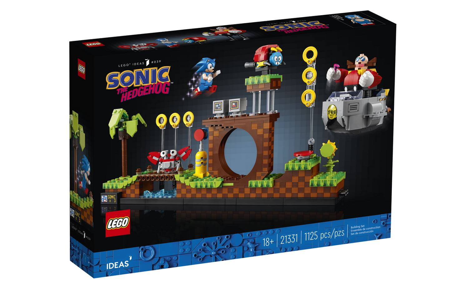 LEGO Sonic The Hedgehog™ Green Hill Zone Exklusiv IDEAS 1125 Teile LEGO Sonic The Hedgehog™ Green Hill Zone Exklusiv IDEAS 1125 Teile