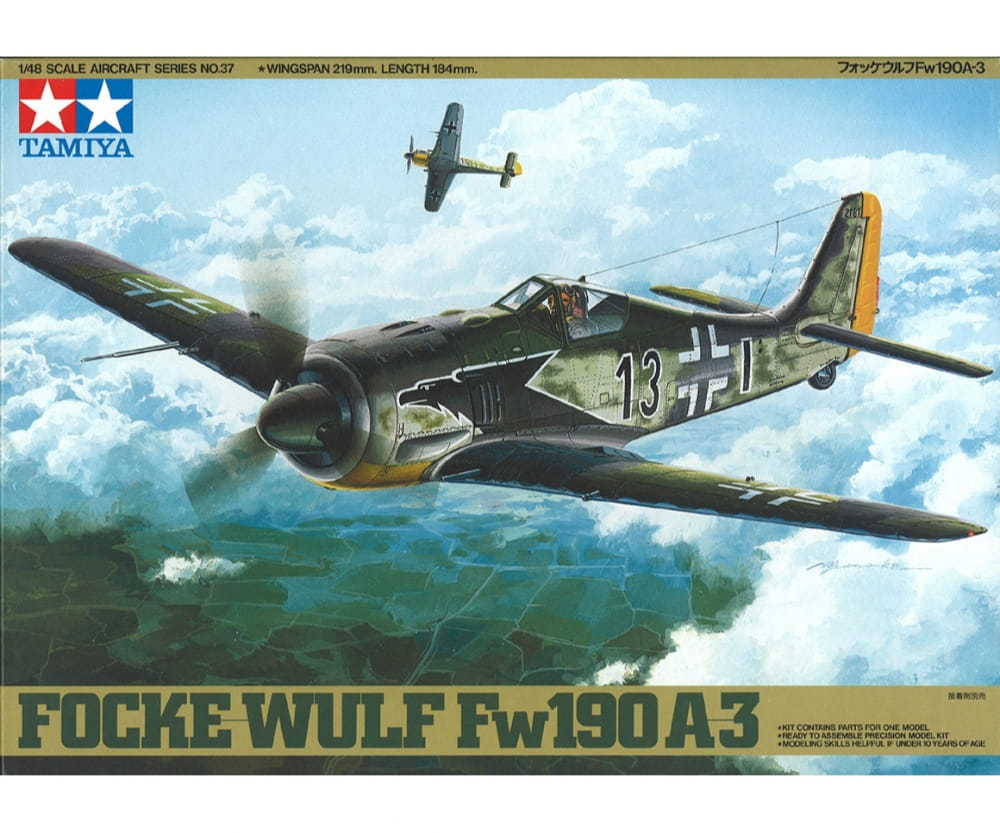 Tamiya 1:48 WWII Dt. Focke Wulf Fw190 A-3