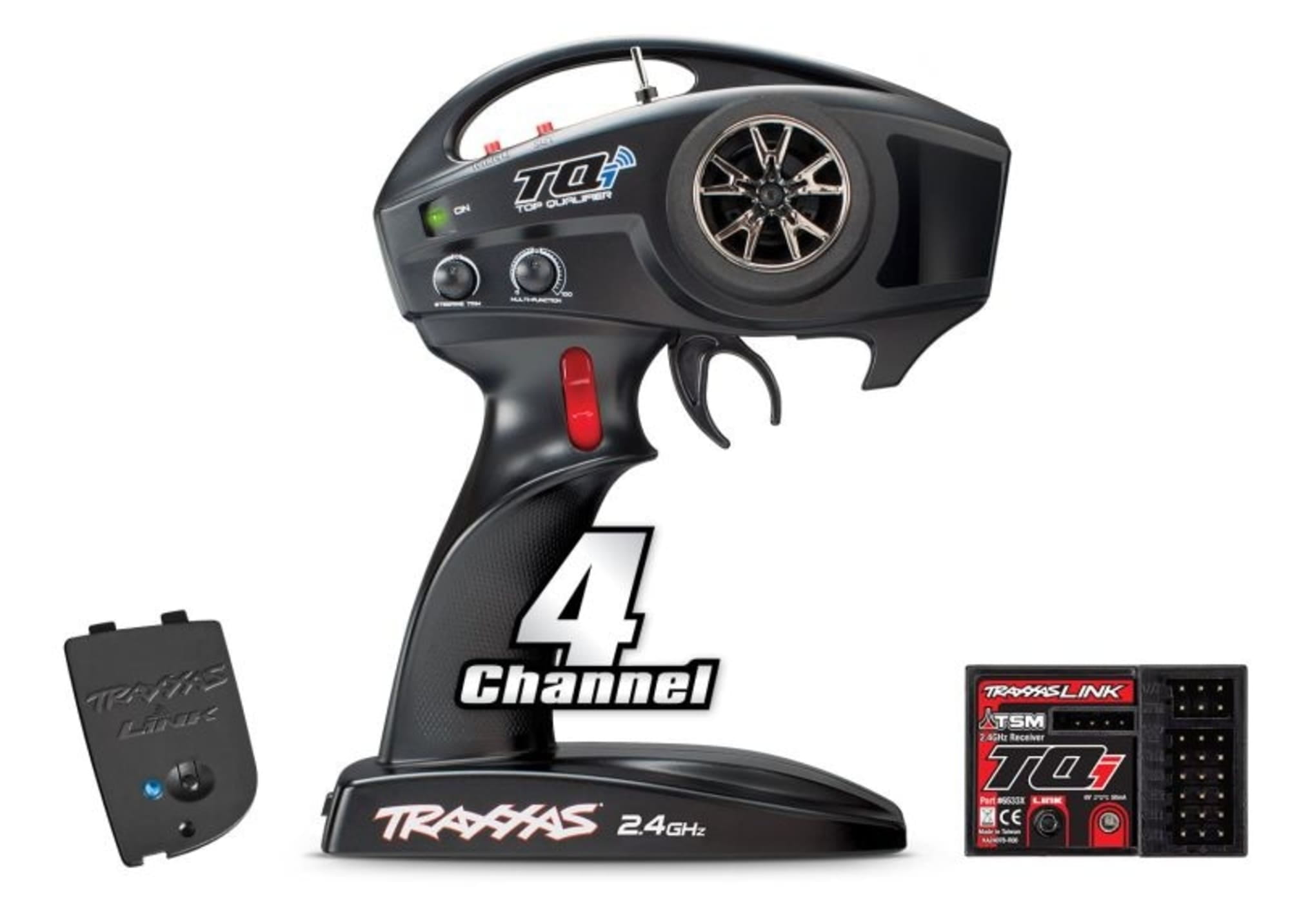 Traxxas RC Fernsteuerung TQi 4-Kanal 2.4 GHz Radio System _ Wireless Modul fuer RC Modelle