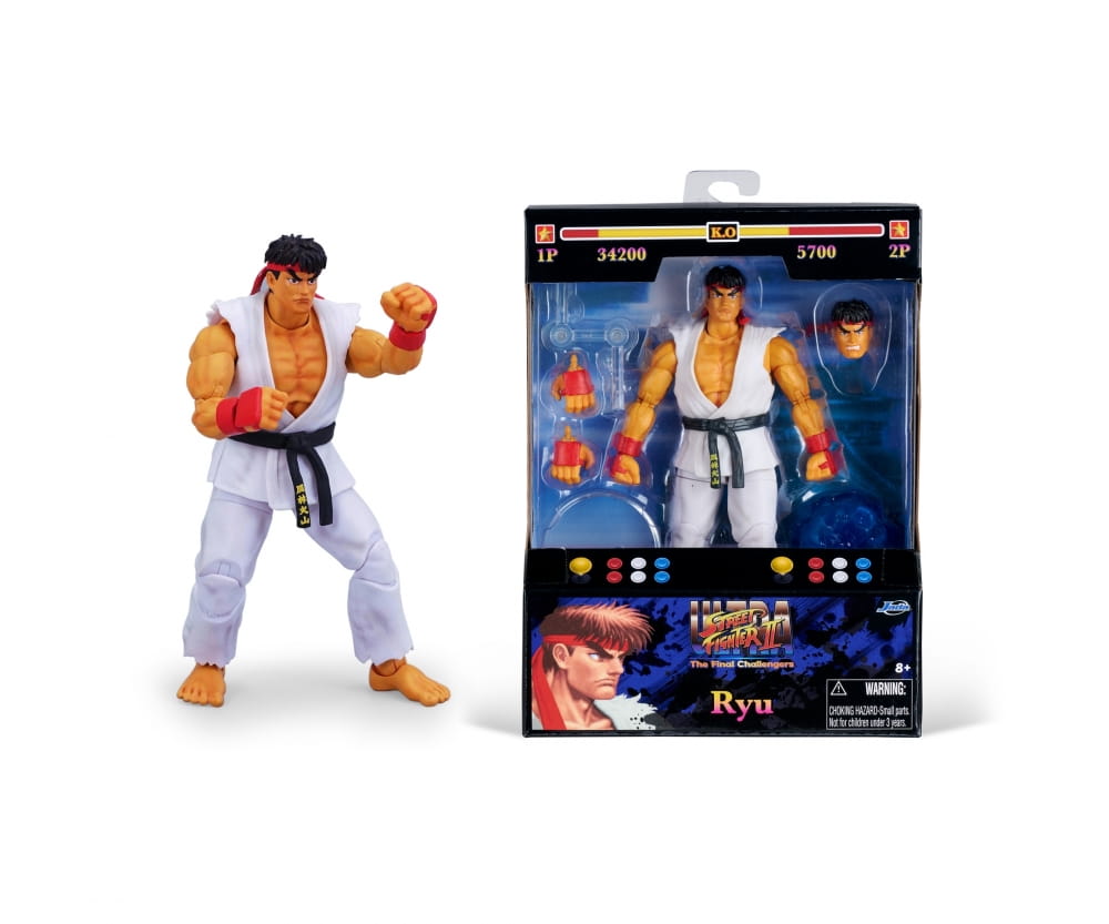 Jada Street Fighter II Ryu 6" Figure