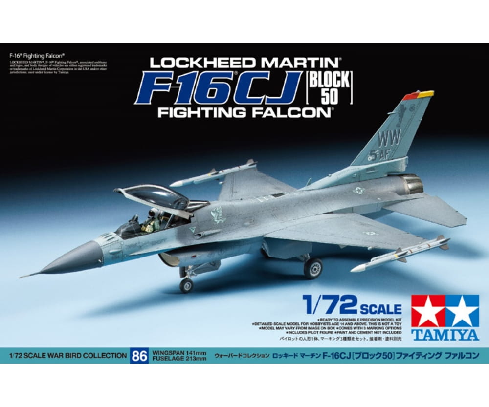 Tamiya 1:72 US F-16CJ Fighting Falcon