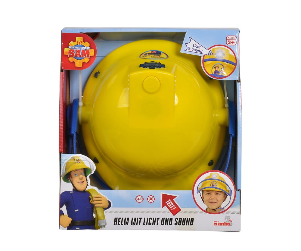 Simba Toys Feuerwehrmann Sam Feuerwehr Helm mit Funktion