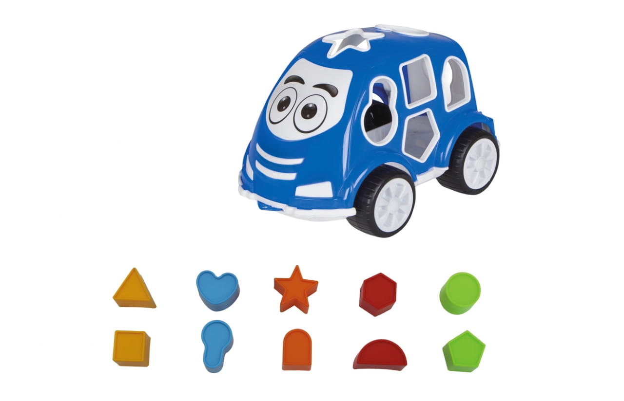 Jamara Kinderlernspiel Formauto blau