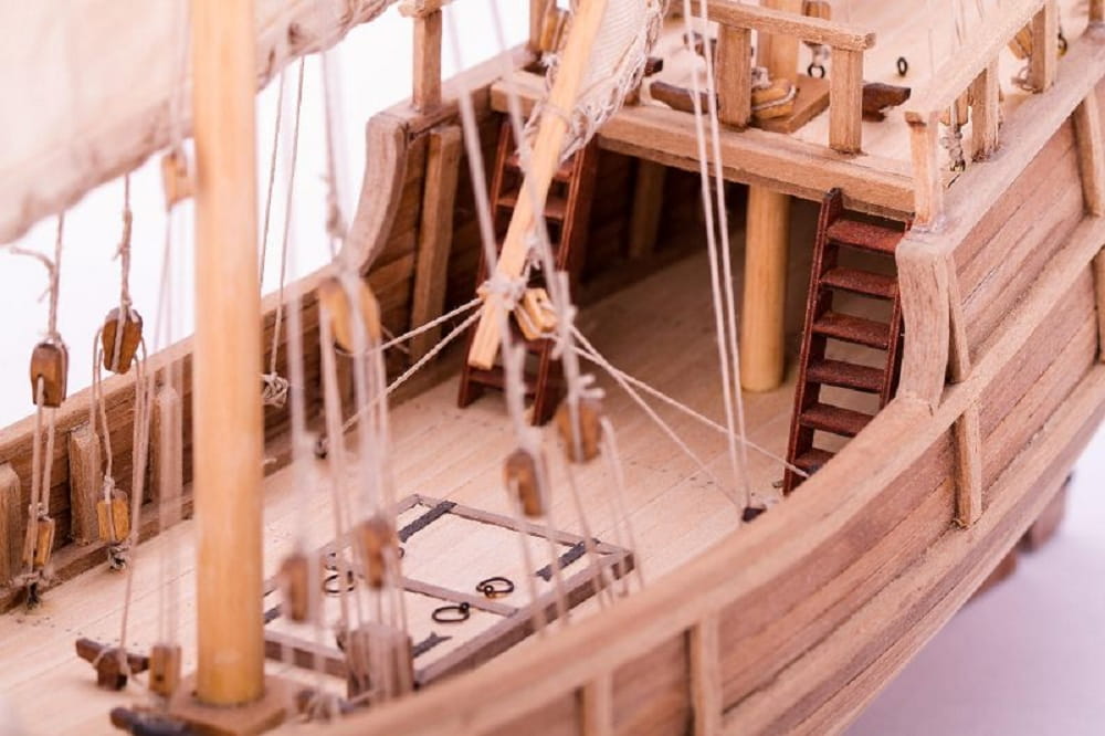Krick Dusek Schiff Nina 1:72 Holz Baukasten