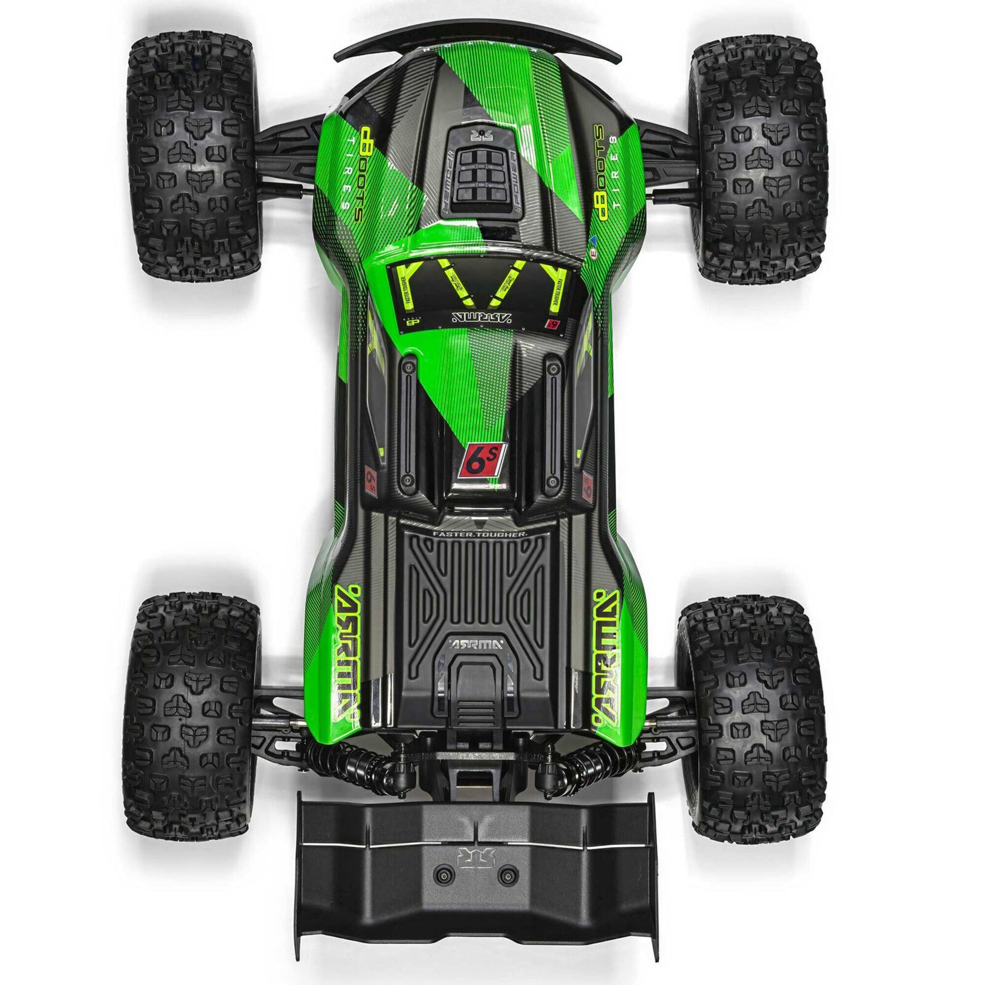 Arrma KRATON 6S BLX V6 RTR 1_8 Speed Truck in Gruen-Schwarz