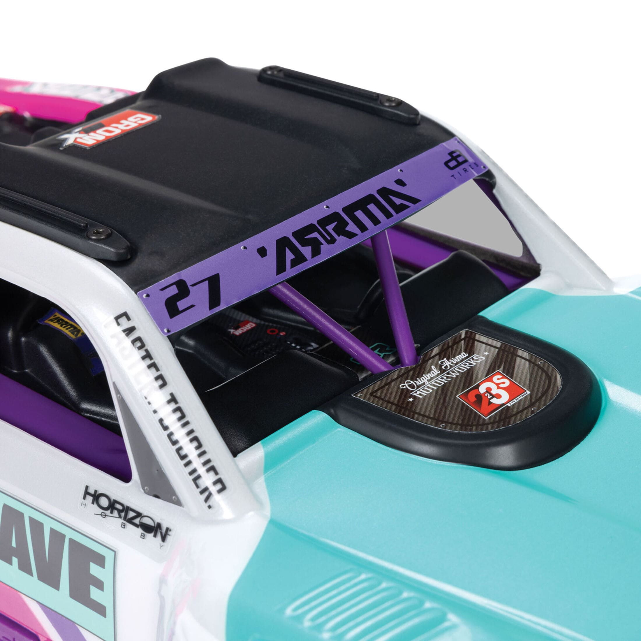 ARRMA RC Short Course Truck Mojave Grom 223S Small Brushless RTR teal mit Akku und Lader arrma-mojave-grom-small-223s-brushless-elektro-buggy-rtr-akku-lader-teal