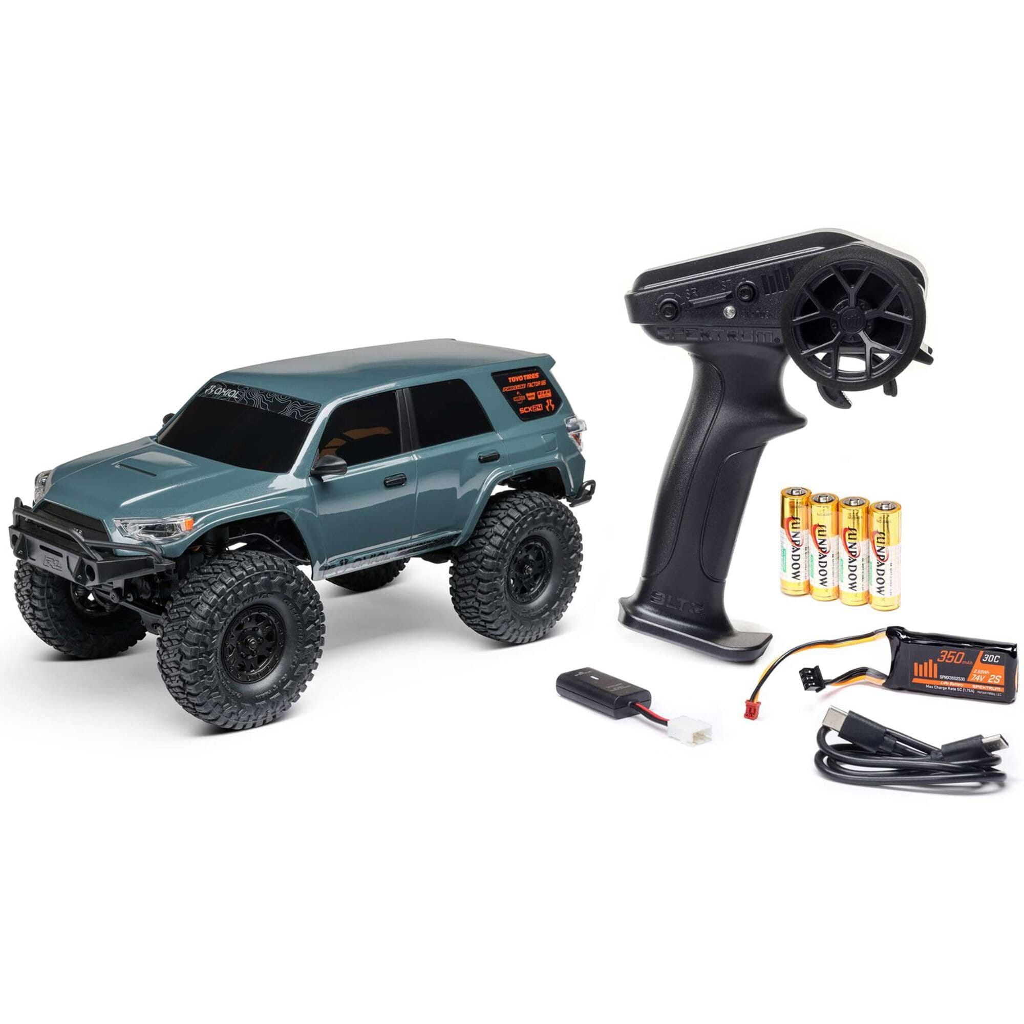 Axial SCX24 Toyota 4Runner RC Crawler im Massstab 1_24 Axial SCX24 Toyota 4Runner 1_24 RTR RC Rock Crawler grau