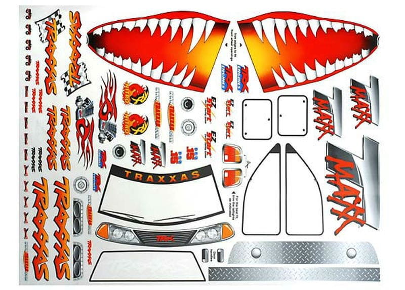 Traxxas Aufkleberbogen T-Maxx JAWS - RC-Zubehoer