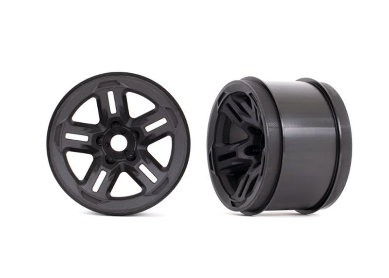 Traxxas Sledge Felgen 3.8 schwar 17mm splined Aufnahme - RC-Zubehoer