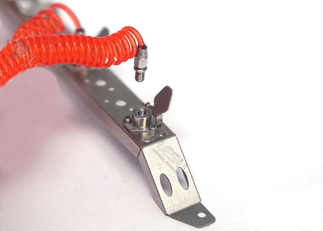 Lesu Druckluft-Kabel-Set rot/schwarz/weiß mit Anschlüssen