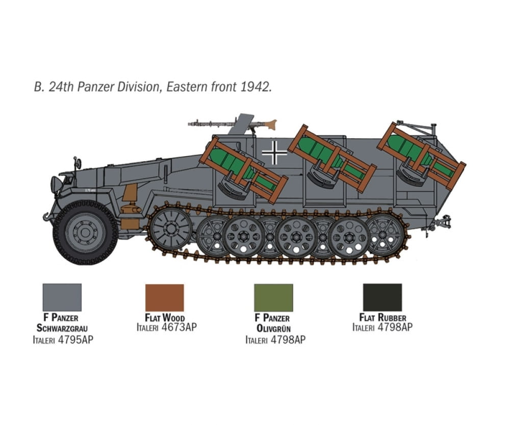 Italeri 1:72 Sd.Kfz. 251/1 "Stuka Zu Fuss"