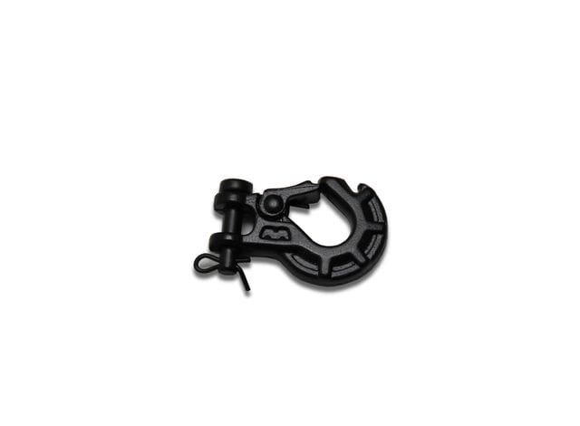 Thicon Mini-Haken mit Sicherung aus Metall schwarz