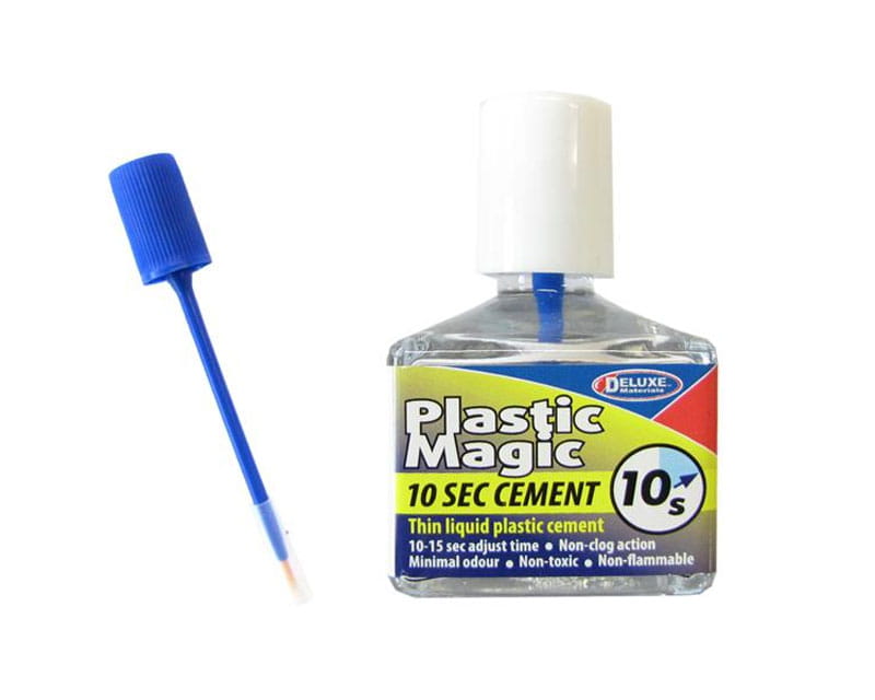 Krick Plastic Magic 10 Sek. Klebstoff mit Pinsel 40 ml DELUXE