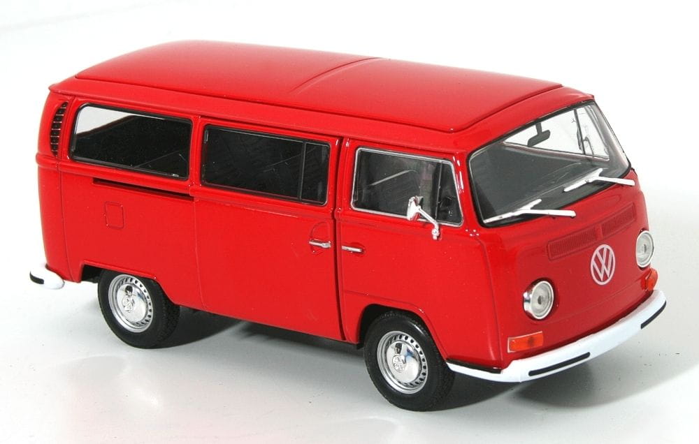 Welly Modellauto 1:24 VW Bus T2 Rot