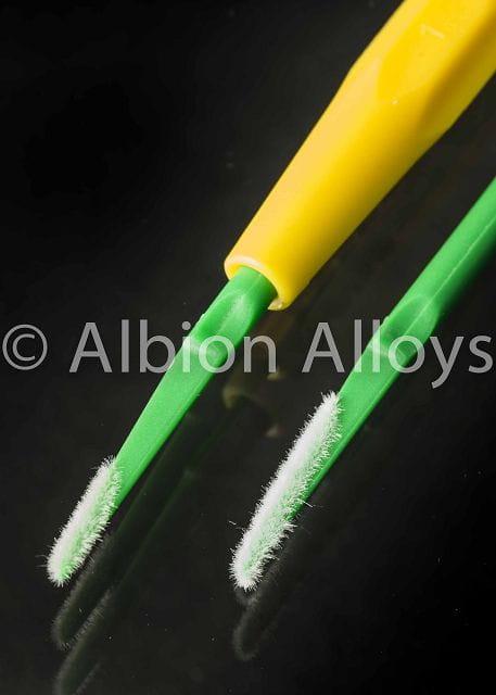 Krick Nano Brush - Nano Pinsel kurze Spitze grün mit Griff