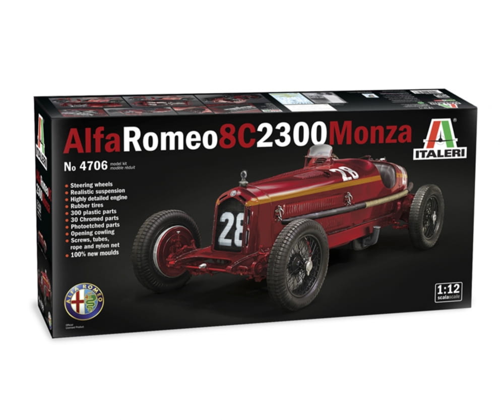 Italeri 1:12 Alfa Romeo 8C 2300 Monza Nuvolari