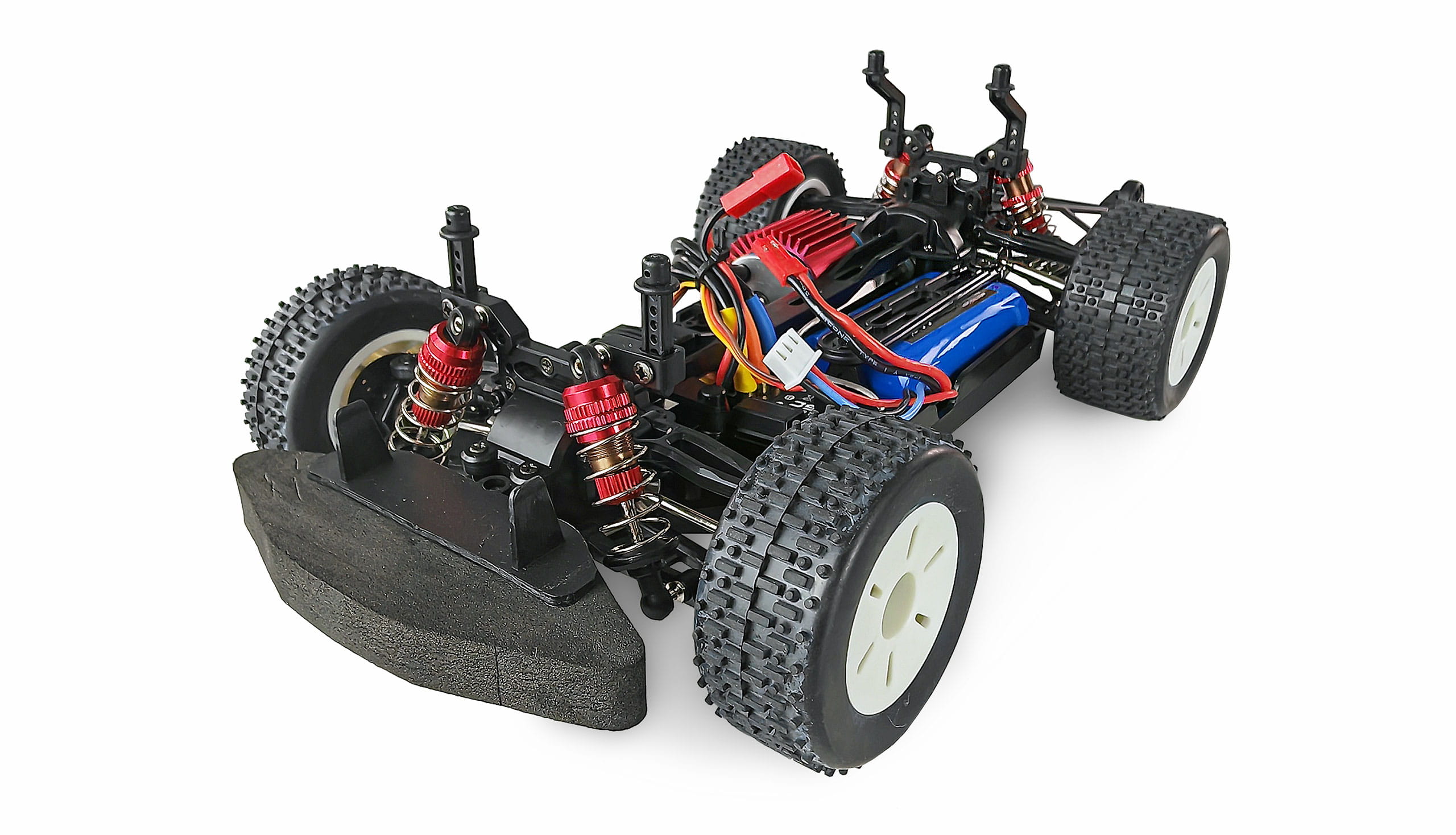 Amewi DR1.6 Drag Racer brushless 4WD 1:16 RTR dunkelgrau