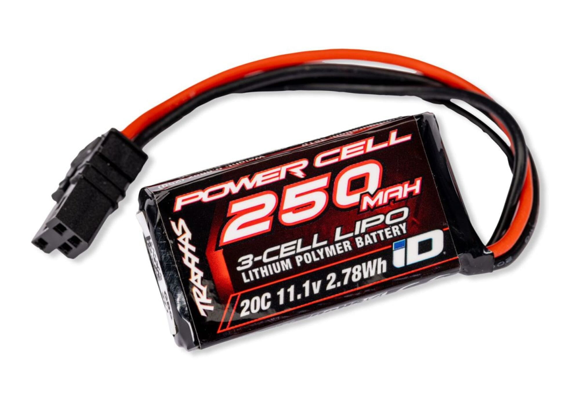 Traxxas Power Cell 250mAh 11_1V 3S LiPo Akku fuer TXC-4M 1_18