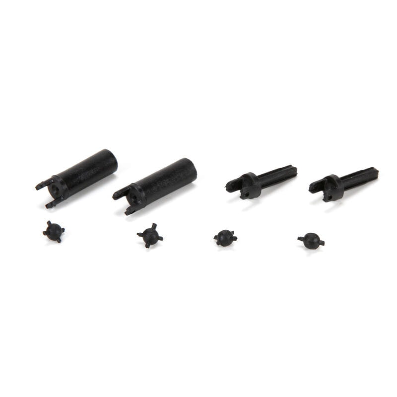 Electrix Center Driveshaft Assembly: 1:24 4WD Temper